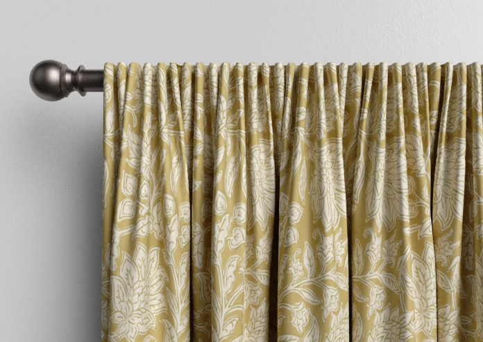 Land & Shore Rowallane, Ochre - Made to Measure Curtains - Image 9